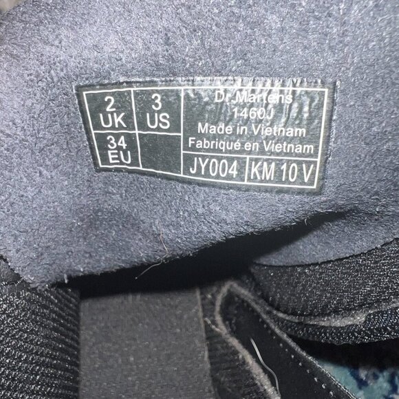 Dr. Martens Junior 1460 Softy T Leather Lace Up Boots Black Size Juniors 3 - Picture 7 of 7